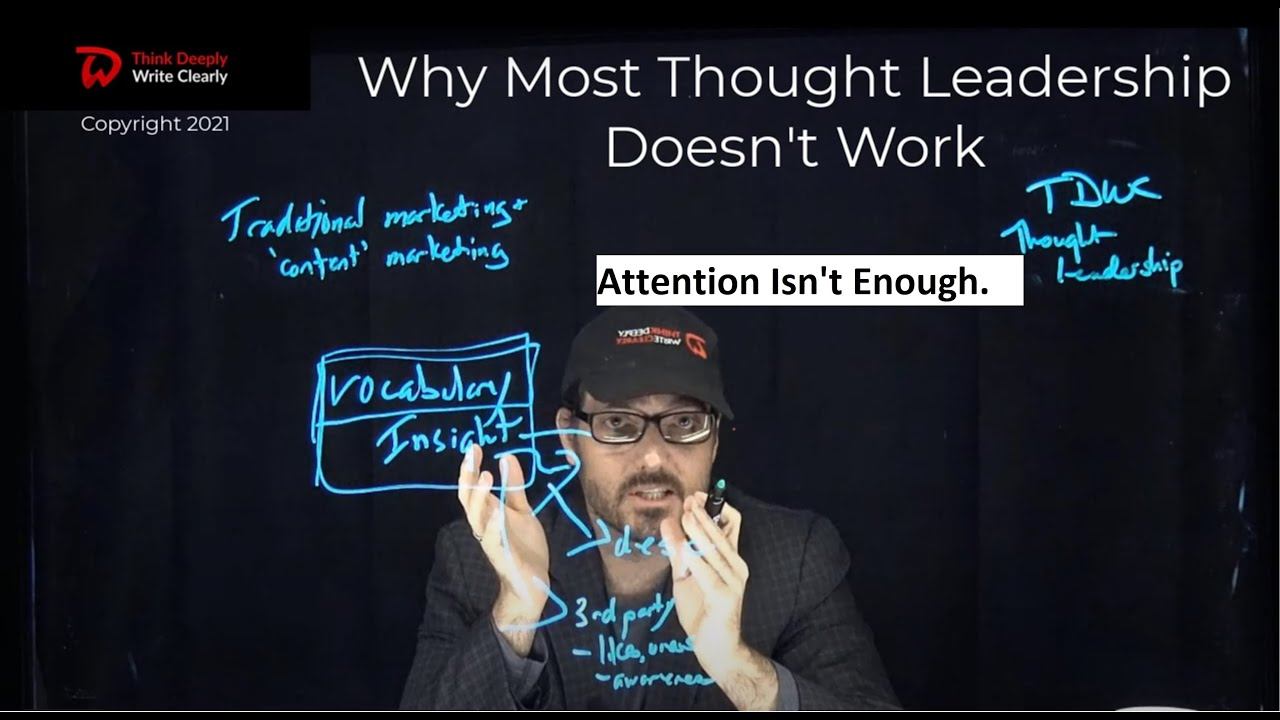 Why Most "Thought Leadership" Is Not Thoughtful, Does Not Lead, Does Not Work. смотреть онлайн
