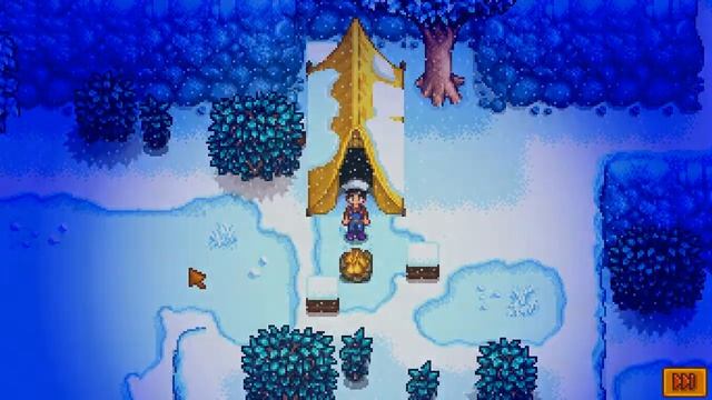 Stardew Valley, Cebo Silvestre Evento 4 Corazones Linus. смотреть онлайн