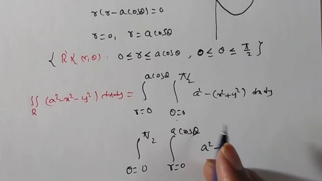 Changing in to polar coordinates from cartesian coordinates problem /change of variables problem смотреть онлайн