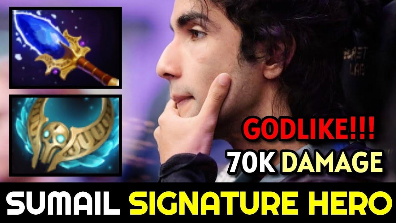 SUMAIL Signature Hero Storm Spirit with 70K Damage Scepter Build Dota 2 смотреть онлайн