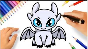 КАК РИСОВАТЬ СВЕТОВУЮ ФУРИЮ | КАК ПРИРУЧИТЬ ДРАКОНА