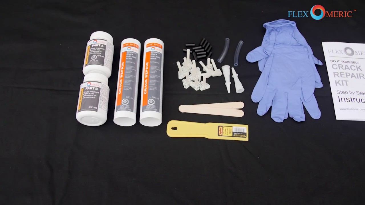Flexomeric FLEXKIT-100 / FLEXKIT-200 Do It Yourself Crack Repair Kit смотреть онлайн