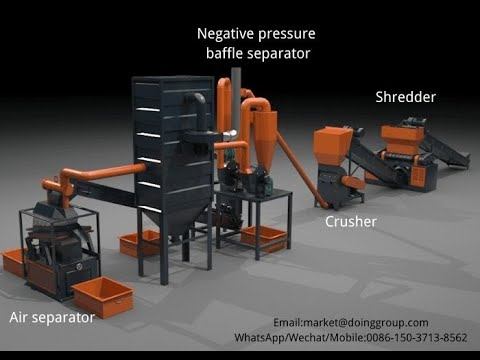 High sorting rate copper aluminum radiator recycling machine смотреть онлайн