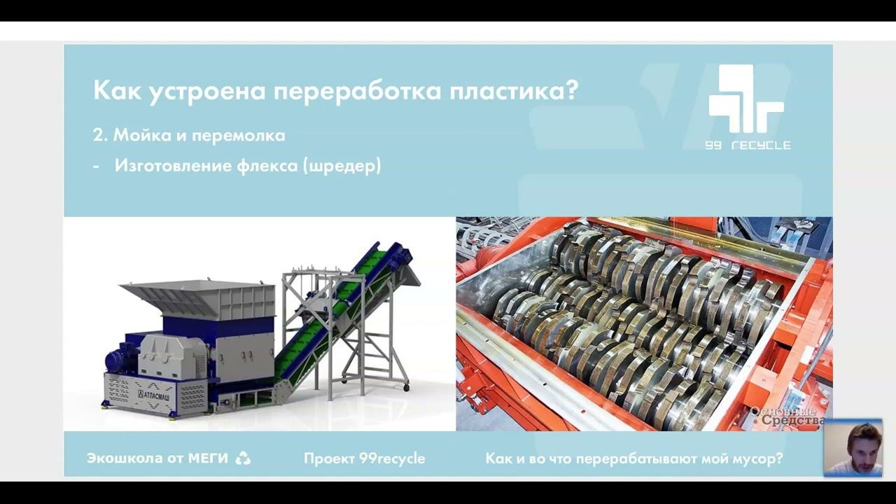 Как и во что перерабатывается вторсырье в рамках проекта 99recycle / Глеб Вершков смотреть онлайн