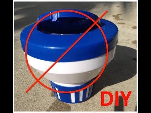 SMALL Clear Floating Chlorine Dispenser w/ Thermomter DO IT YOURSELF!!! смотреть онлайн