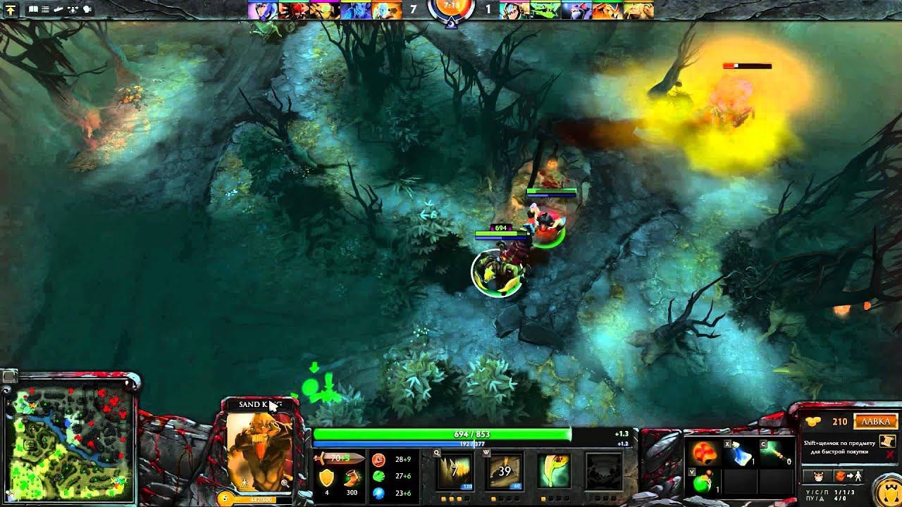 Dota 2 - Let`s play Sand King смотреть онлайн