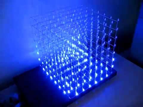 Светодиодный куб 3D смотреть онлайн