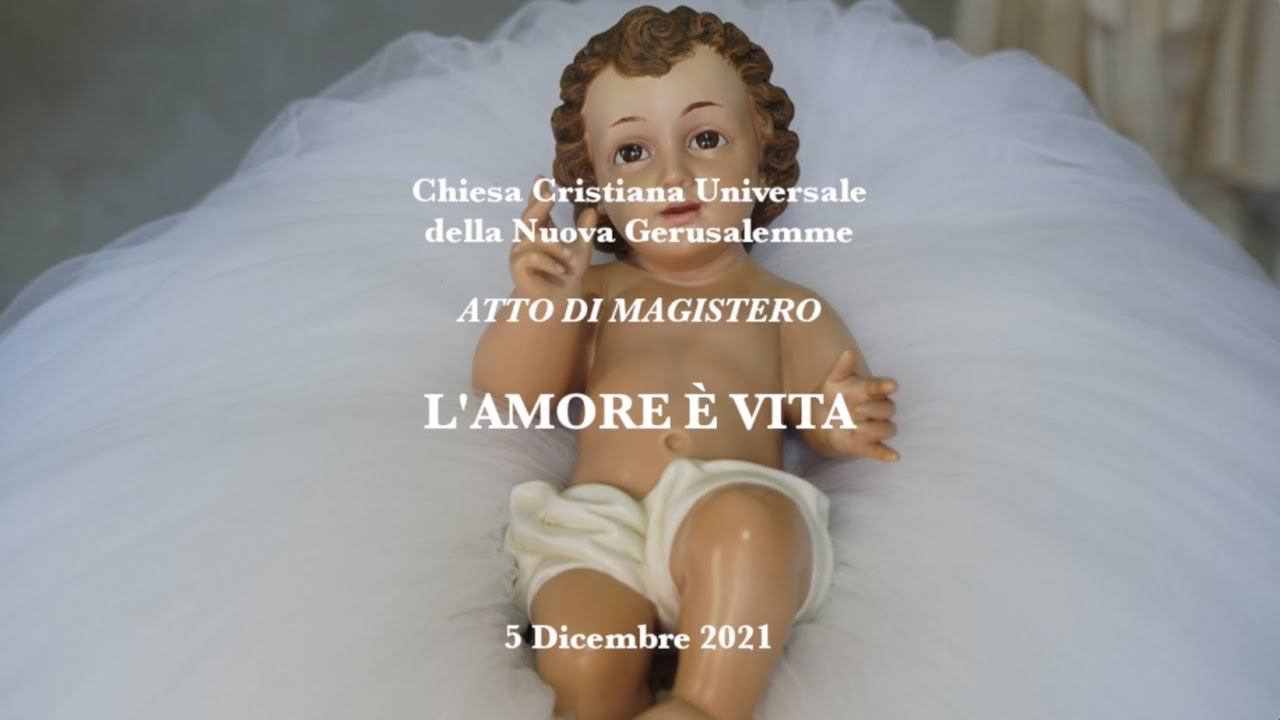 05/12/21 Atto di Magistero: "L’Amore è Vita" смотреть онлайн