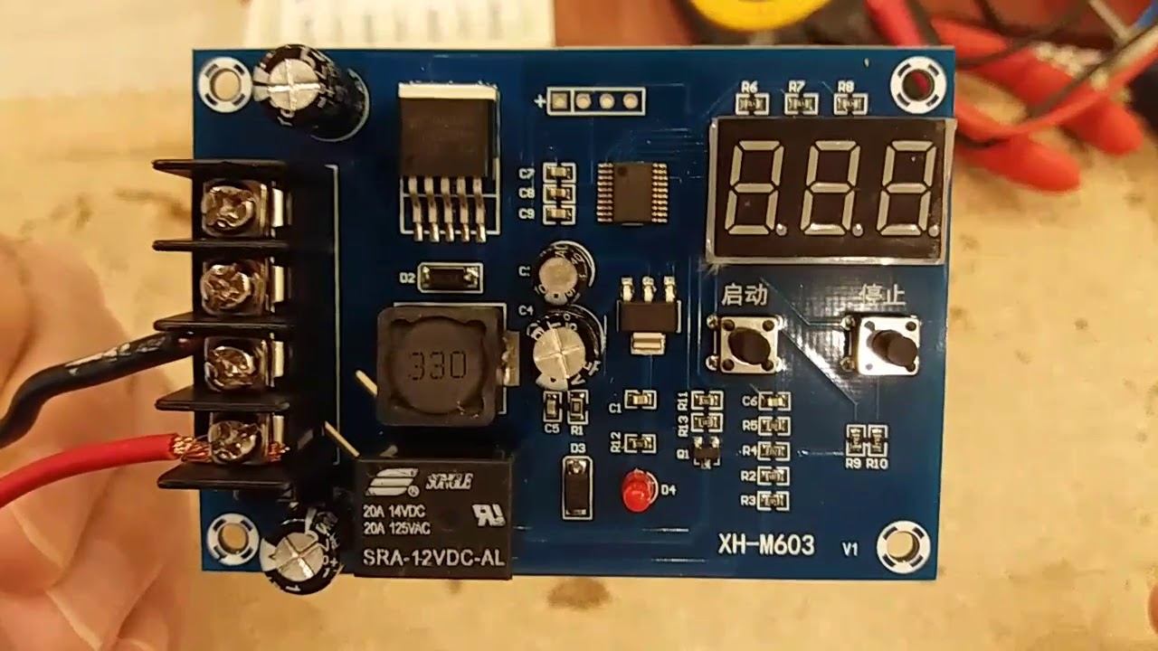 XH-M603 Charge controller 11.5V-24V смотреть онлайн