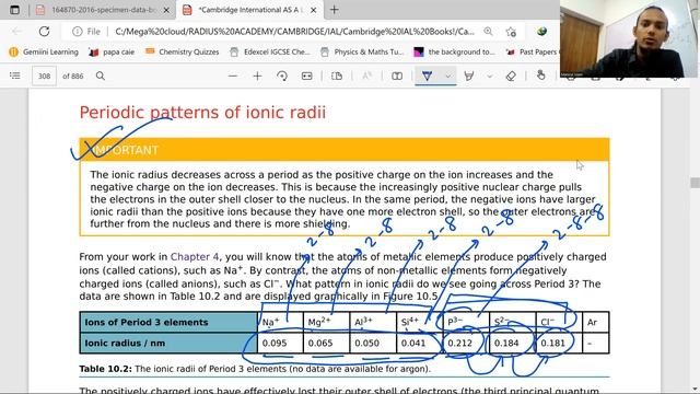 Cambridge AS Chemistry : Chapter 10 : Periodicity : Lecture 1 part 1 смотреть онлайн