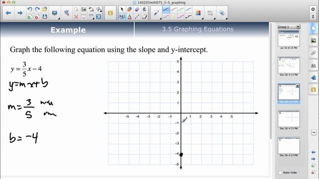MTH0075 Graphing Linear Equations - 3.5 смотреть онлайн