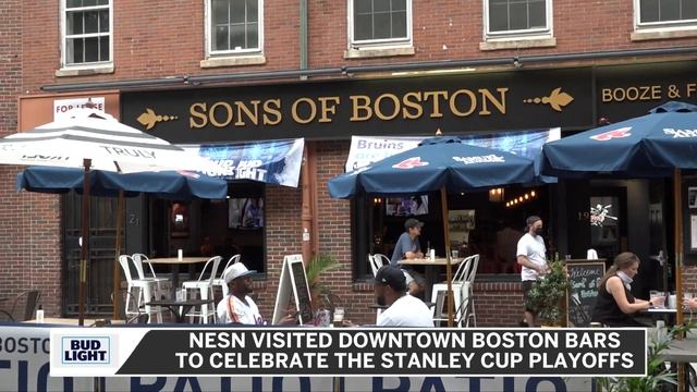 NESN And Bud Light Celebrate Bruins, Stanley Cup Playoffs At Downtown Boston Bars смотреть онлайн