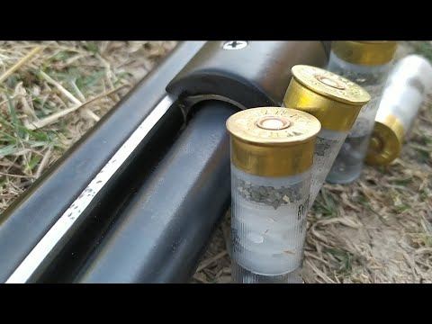 12 bore Pump Action/shotgun model 1200FP P.Beretta review video and Test fire смотреть онлайн