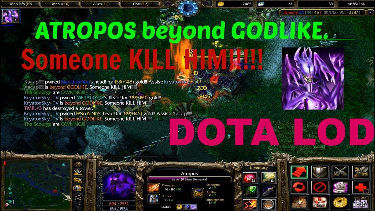 DotA 1 6.85i LOD - Atropos beyond GODLIKE!!! (MAGIC TANK) смотреть онлайн