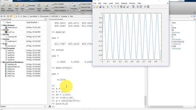 33 MATLAB Beginners Tutorial- How to Generate Sinusoidal and Cosine Signal in MATLAB смотреть онлайн