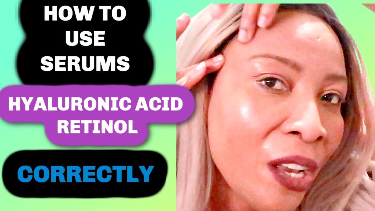 HOW TO USE HYALURONIC ACID, RETINOL, AND VITAMIN C SERUMS CORRECTLY ON THE SKIN смотреть онлайн