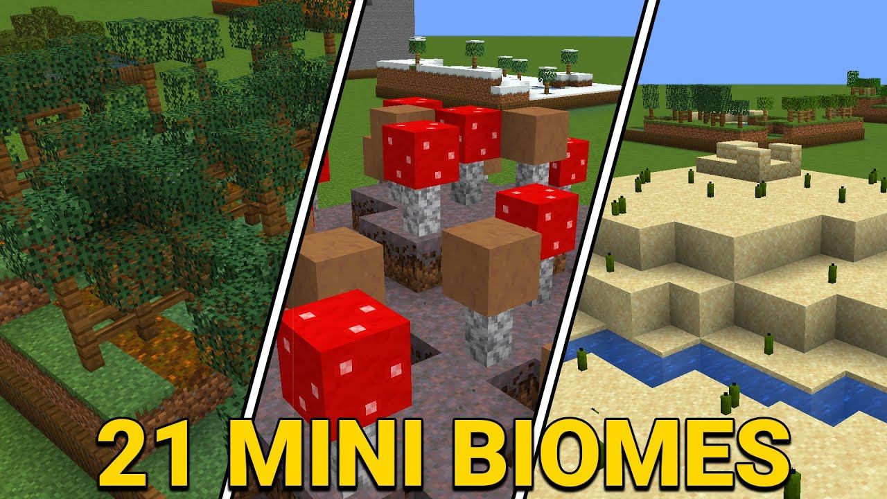 21 Mini Biomes - Small Scale Minecraft смотреть онлайн