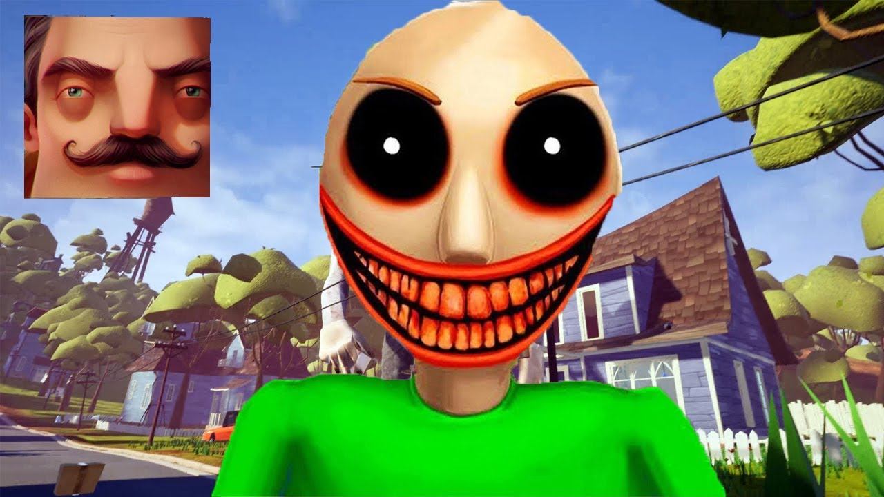 Hello Neighbor - My New Neighbor Big Baldi Exe Act 2 Random Gameplay Walkthrough смотреть онлайн