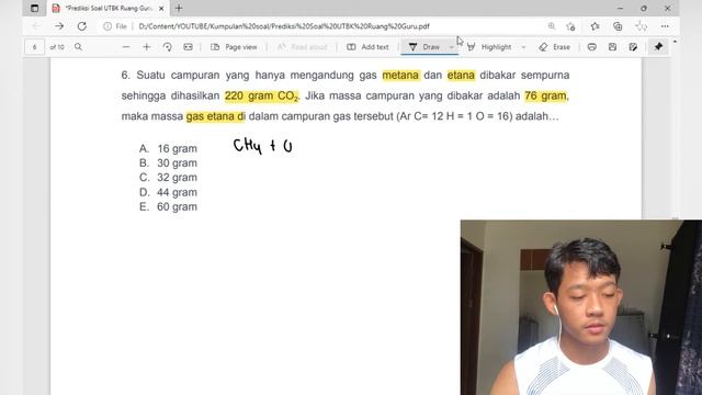 Bahas SOAL PREDIKSI UTBK KIMIA || Soal No. 5 dan 6: Kesetimbangan & Stoikiometri смотреть онлайн