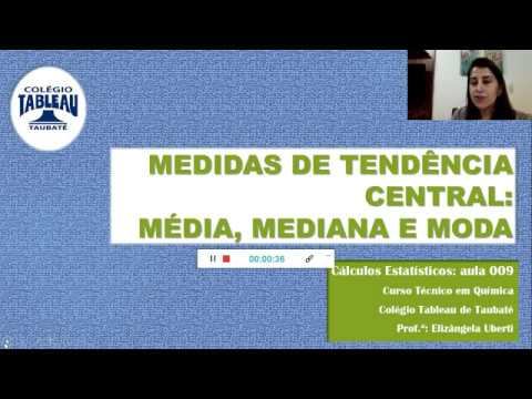 009 AULA ONLINE - CÁLCULOS ESTATÍSTICOS: MODA, MÉDIA E MEDIANA EM DADOS AGRUPADOS. смотреть онлайн