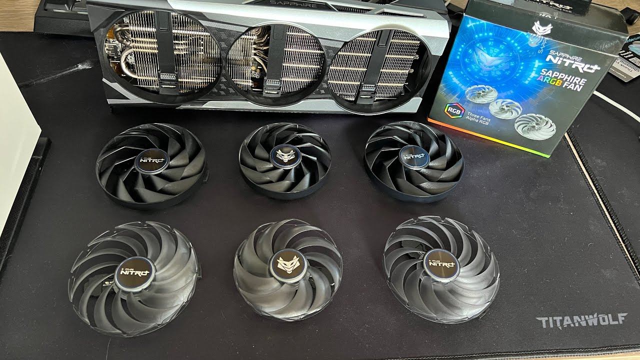 Sapphire rx6750xt Nitro + mod fan RGB смотреть онлайн