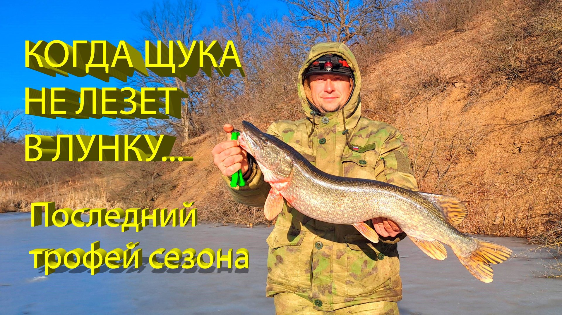 🔥 Как поймать ТРОФЕЙНУЮ ЩУКУ на жерлицы? Теория и практика. ТОЛСТАЯ ЩУКА не лезет в лунку 🔥