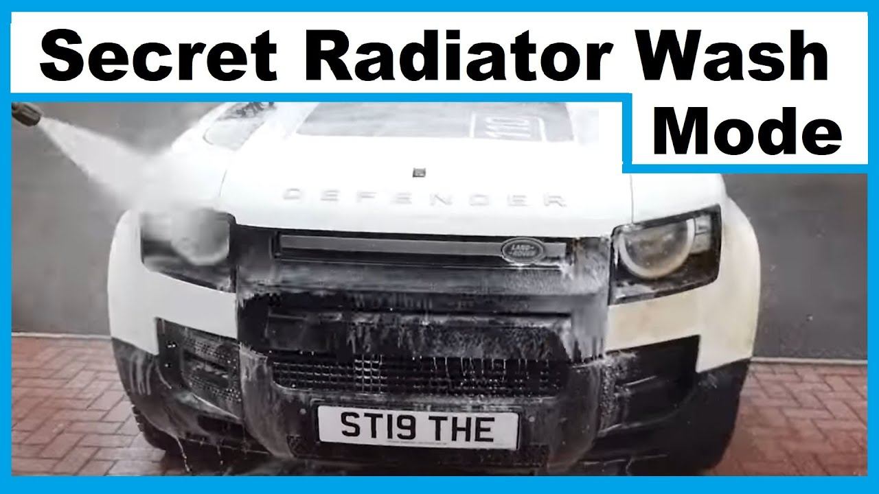 Land Rover Defender 2020 - How to Activate Secret Radiator Wash Mode ! смотреть онлайн