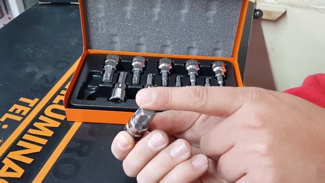 Juego de dados torx 3/8" Truper смотреть онлайн