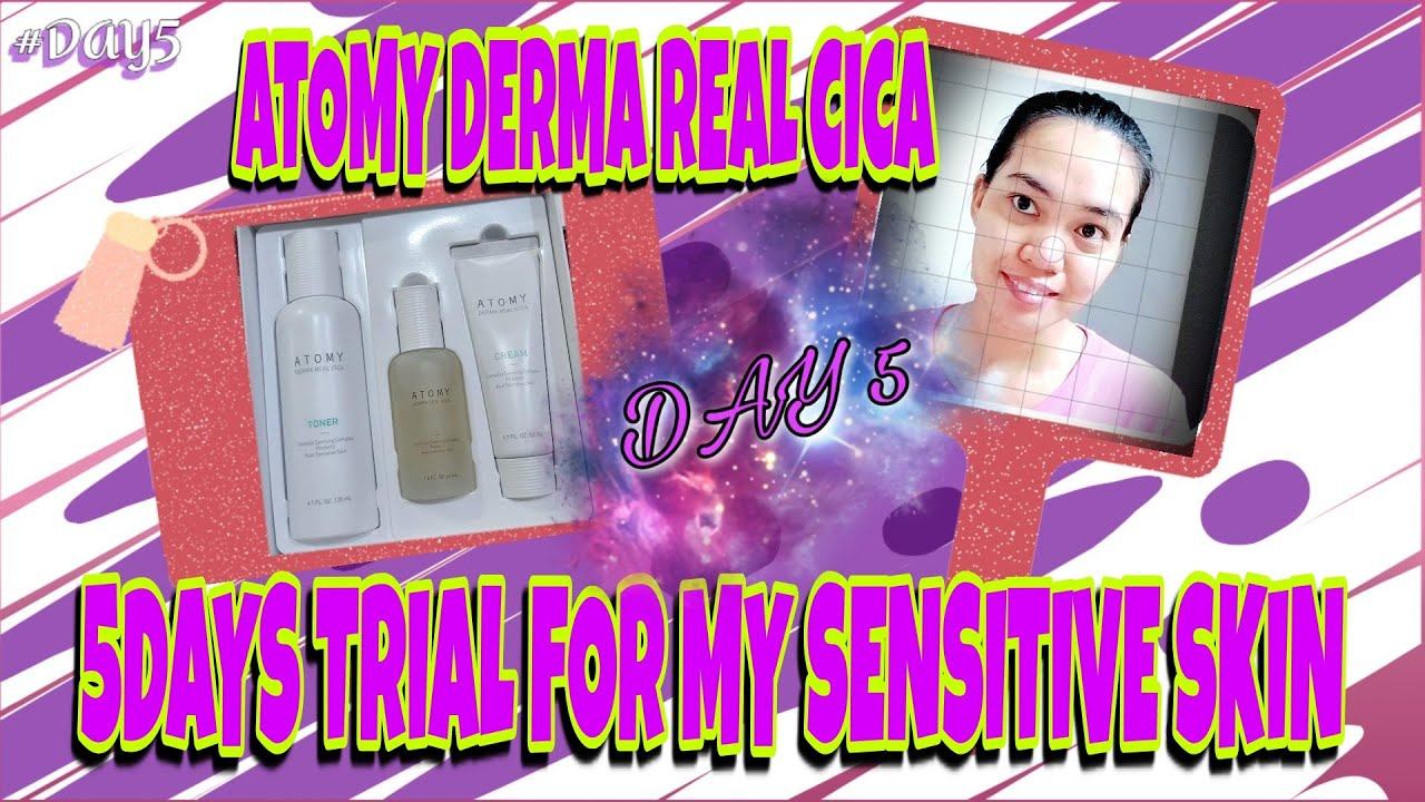 DAY 5 TRIAL | ATOMY DERMA REAL CICA смотреть онлайн