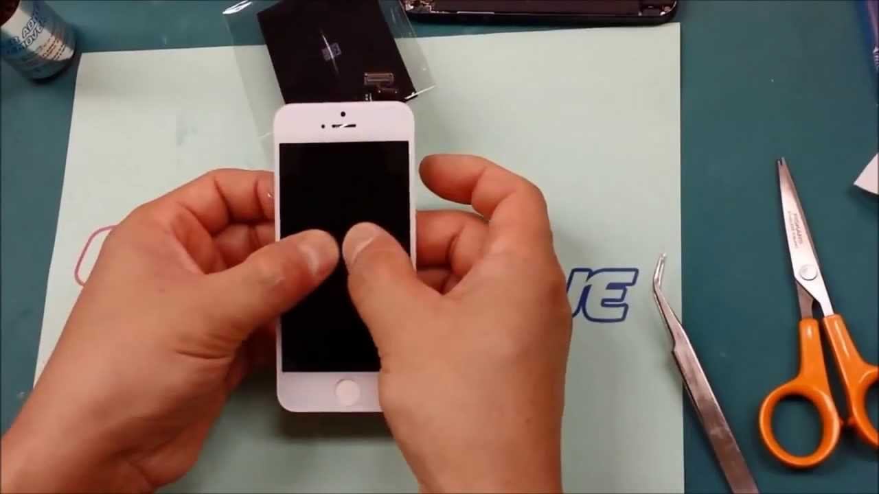 Замена стекла на IPhone 5 при помощи клея Octopus Glue смотреть онлайн