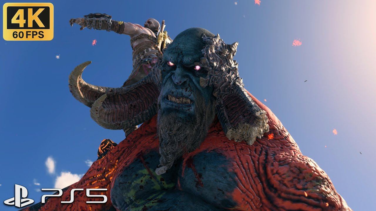 God of War Ragnarok - Brenna Banamadr Troll Boss [4K 60FPS] [PS5] смотреть онлайн