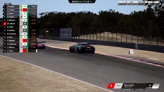 SimRacingOnline | FKR Tuesday Night Racing | R6: Laguna Seca смотреть онлайн