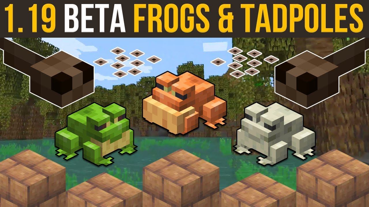 Minecraft 1.19 Frogs, Tadpoles & New Eggs! смотреть онлайн