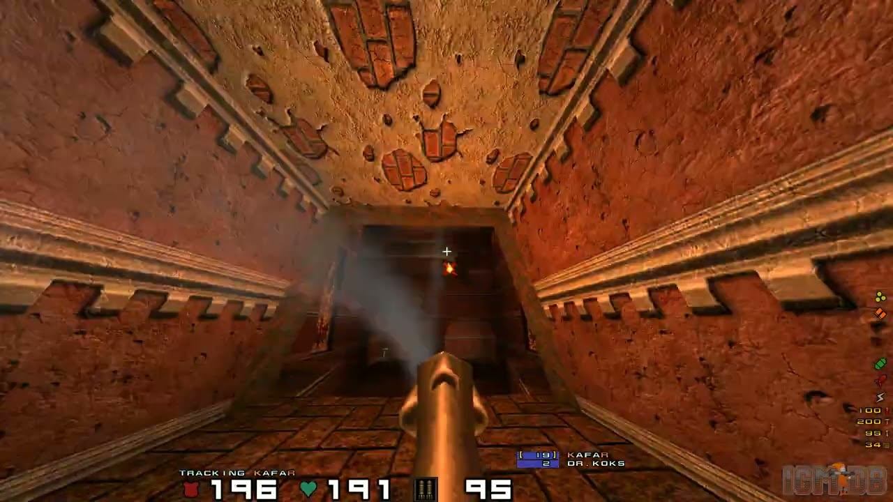 Quake 1/QuakeWorld: QuakeWorld KafaR vs Koks on ZTNDM3 смотреть онлайн