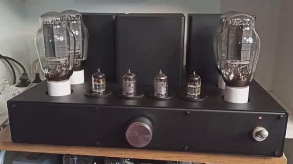 Ламповый усилитель на лампах 300B, что внутри, как играет?