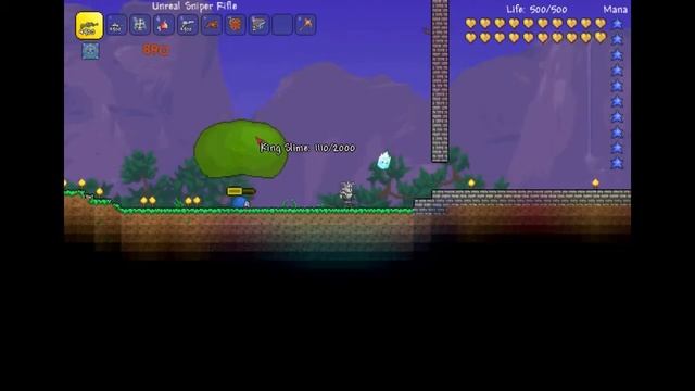 [SEZON 1] Wyzwanie #6 - Zabij King Slime'a trzema lub mniej strzałami z Sniper Rifle смотреть онлайн