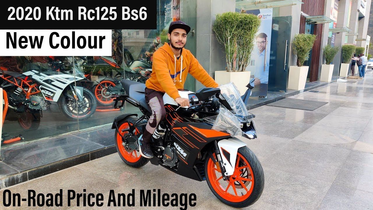 Ktm Rc125 Bs6 New Colour Full Review |Mileage And Price??| Exhaust sound 🔥 смотреть онлайн