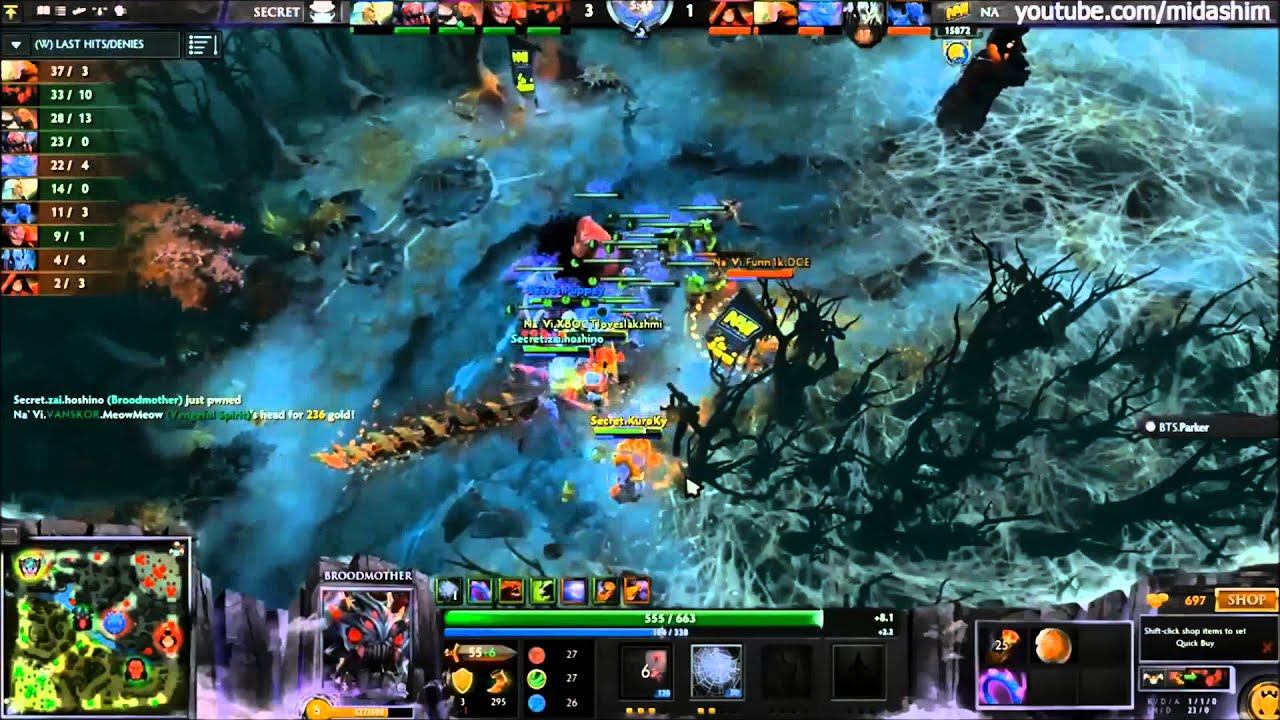 Secret Team vs Natus Vincere Funny Moment - Dota 2 Asia Championship 2015 смотреть онлайн