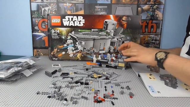 Lego Star Wars: Let's Build 20X First Order Transporter 75103 смотреть онлайн
