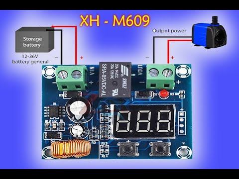 XH-M609 DC OverDischarge Battery Protection Precise Undervoltage Protection Module Board | ENGLISH смотреть онлайн