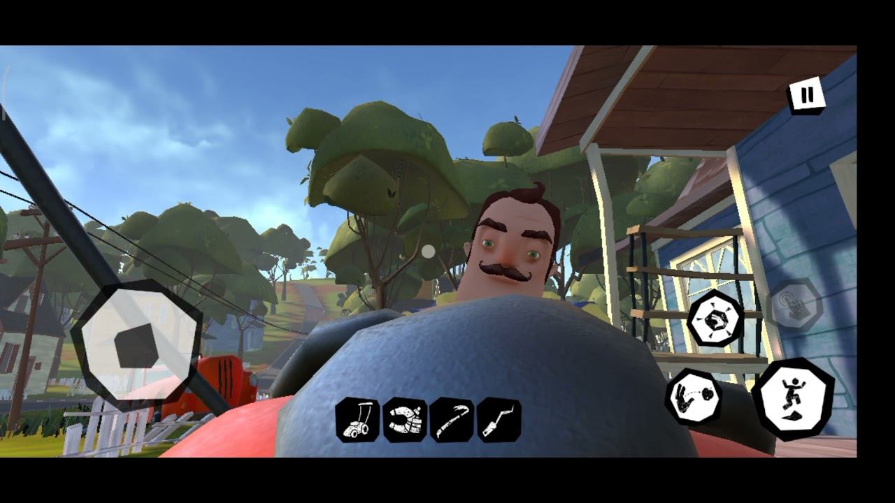 Этот сосед что-то скрывает Hello Neighbor мультяшная хоррор игра ПРИВЕТ СОСЕД. смотреть онлайн