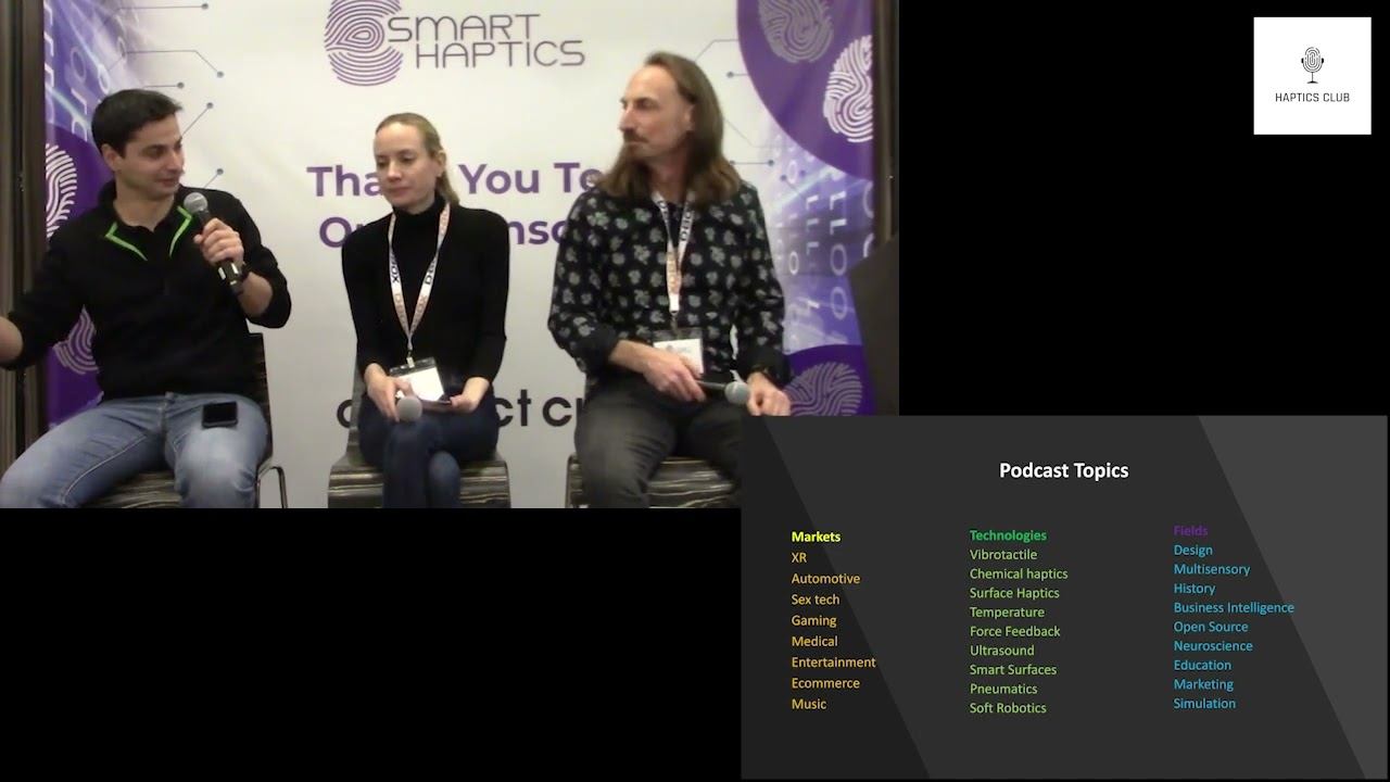 Haptics Club #34 - The future of haptics, a retrospective. With Dave Parisi, live at Smart Haptics смотреть онлайн