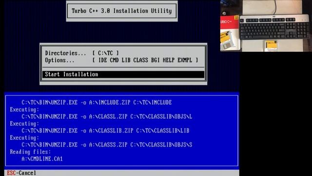 STB1031 - Turbo C++ 3.0 - Install And Hello World