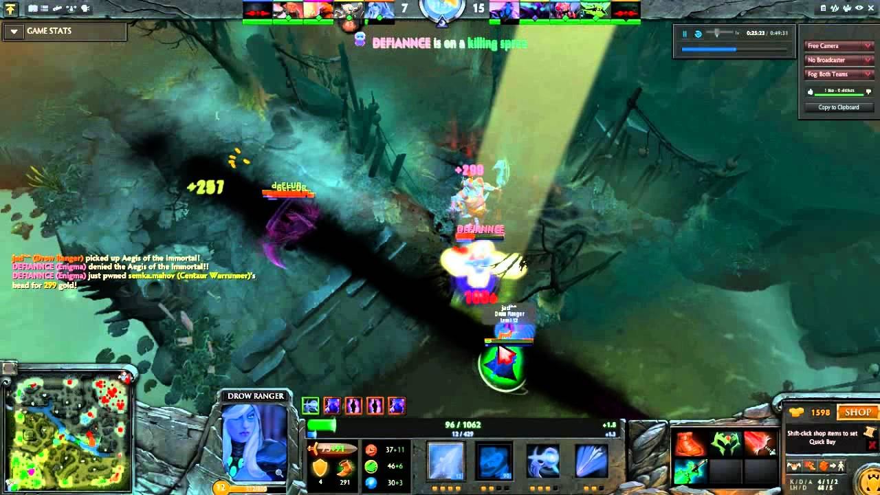 Dota2 [ROSHAN AEGIS OF IMMORTAL DENIED] Enigma смотреть онлайн