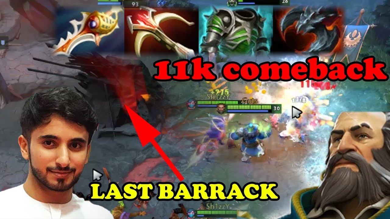 Attacker Kunkka Divine Rapier comeback with 1 range Barrack | Giveaway | Dota 2 Pro Gameplay смотреть онлайн