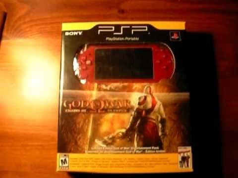 Unboxing of PSP 2000 God of war addition смотреть онлайн