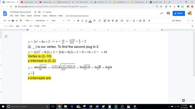 How to sketch a parabola from a quadratic function смотреть онлайн