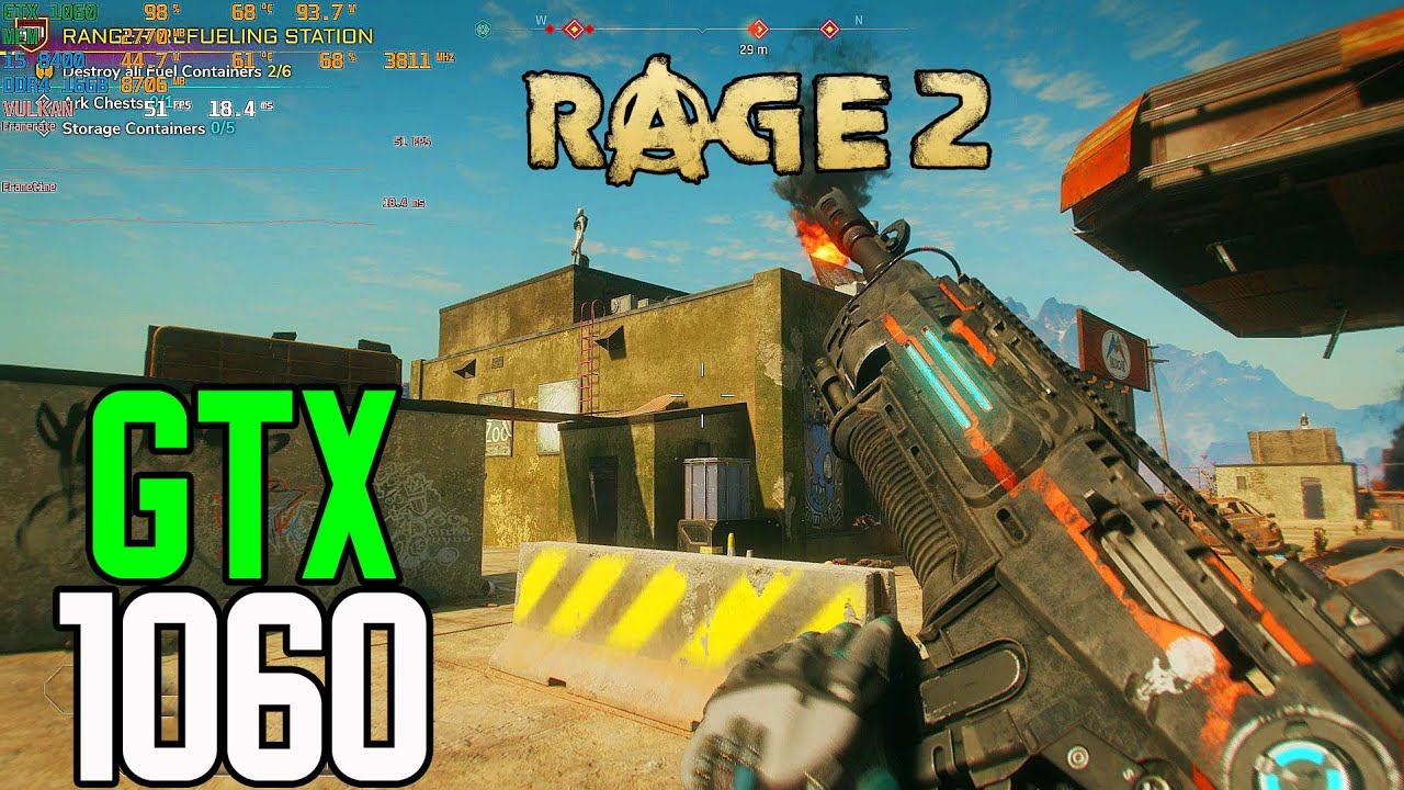 GTX 1060 3gb | Rage 2 смотреть онлайн