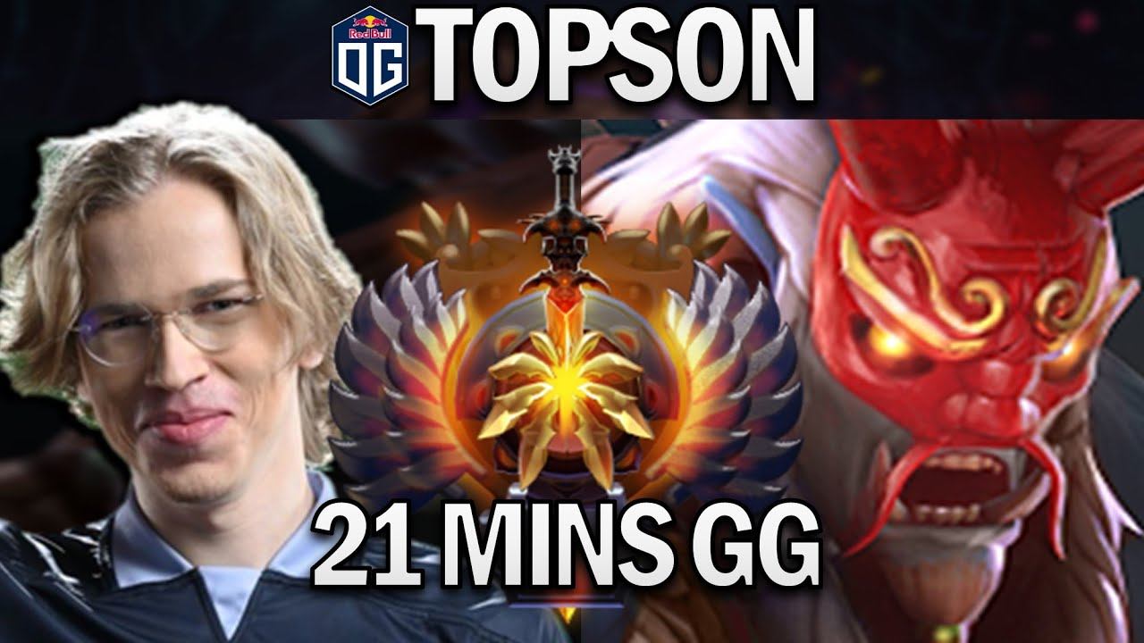 OG.TOPSON GRIMSTROKE WITH 21 MINS GG - DOTA 2 7.28 GAMEPLAY смотреть онлайн