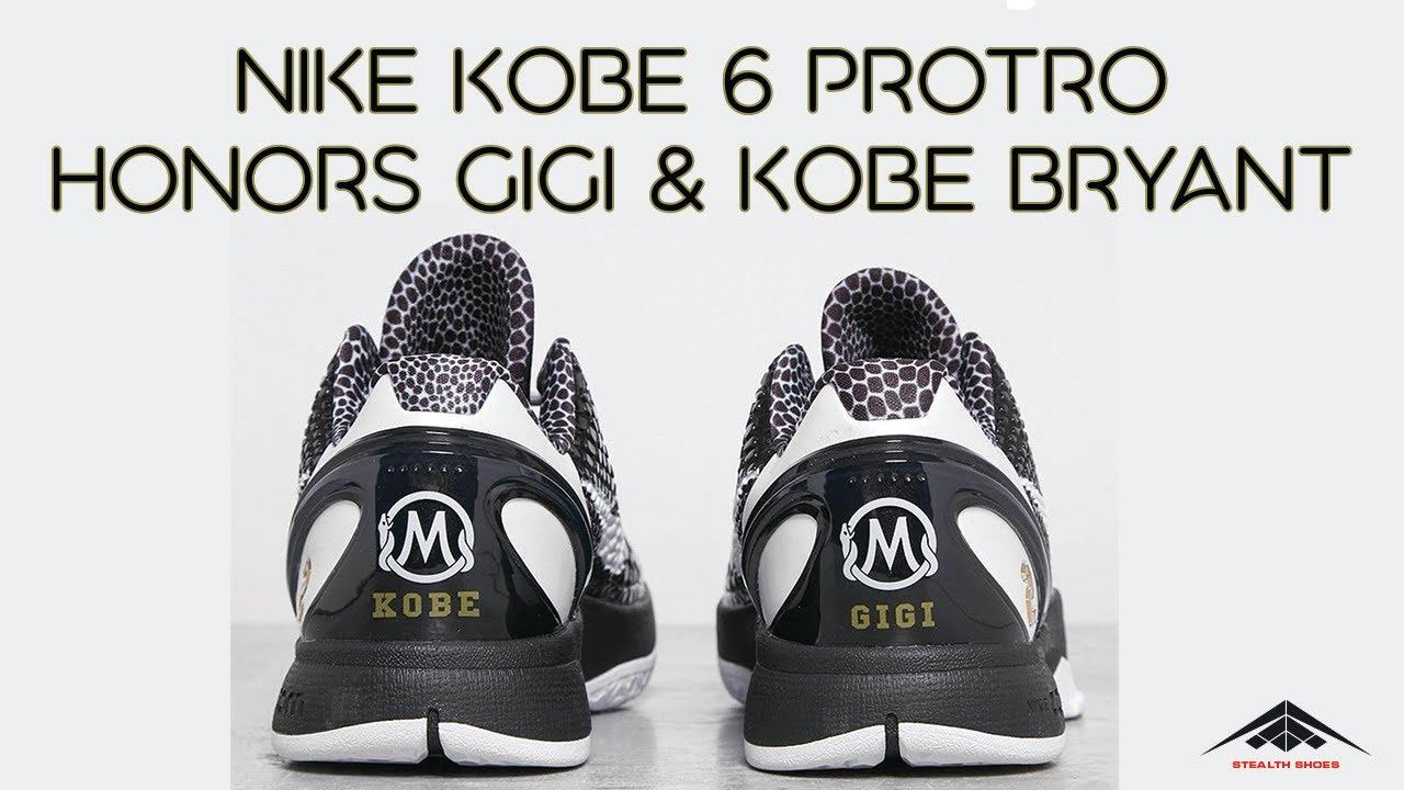 Nike Kobe 6 Protro Honors Gigi & Kobe Bryant Mamba Forever Shoes Exclusive Look & Price 2021 смотреть онлайн